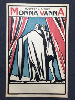 Horace Brodzky Maeterlinck's MONNA VANNA poster 1914