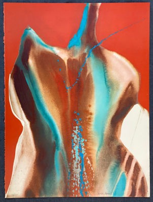 Lamar-Briggs-Signed-Limited-Edition-Lithograph-Spirit-Coasas-1978-Abstract-Art-1014