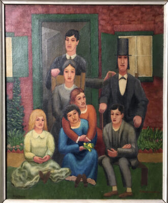 Horace Brodzky The Anniversary Group Painting 1925