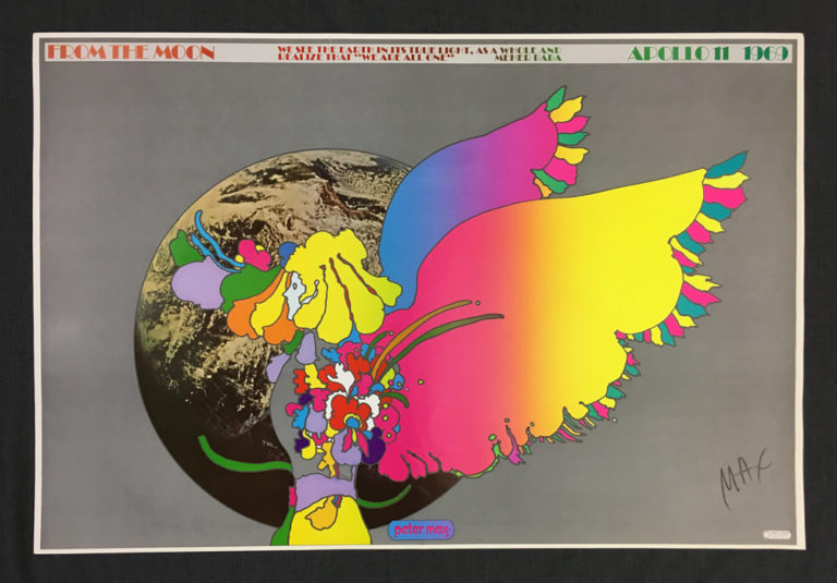 Peter-Max-Moon-Landing-1969-Signed-Poster420