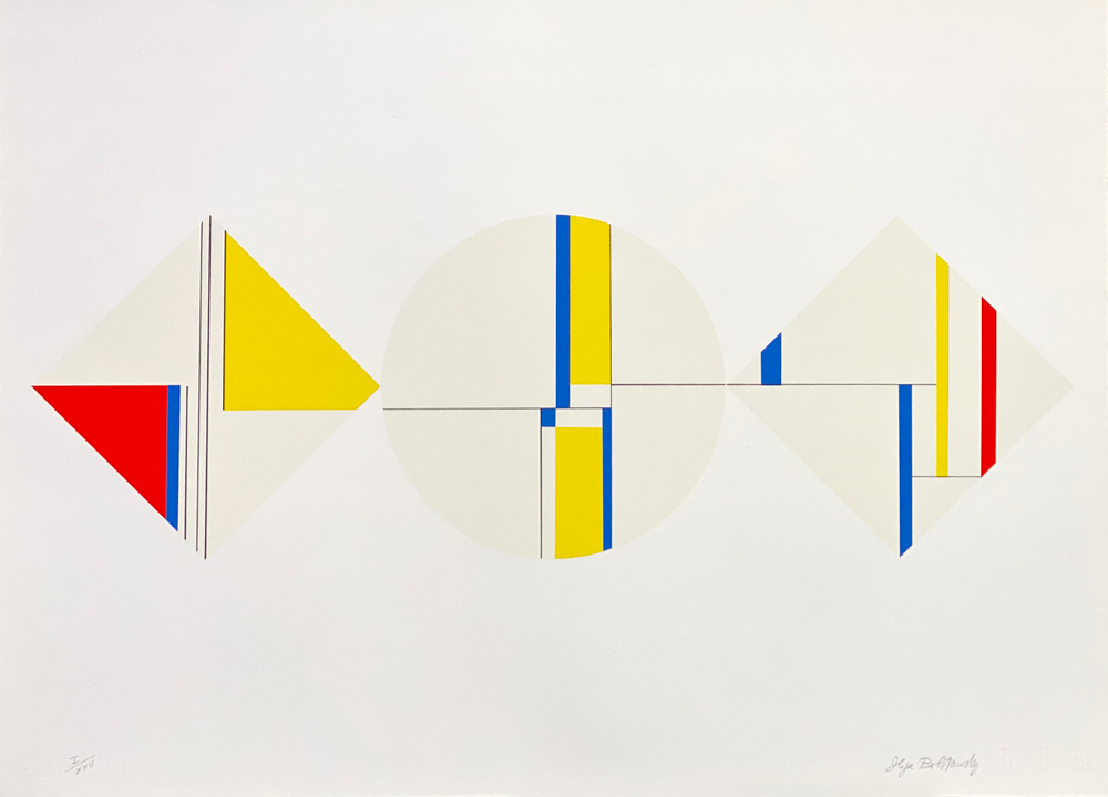 Ilya Bolotowsky 1970 Signed in Pencil Limited Edition Silkscreen And ...