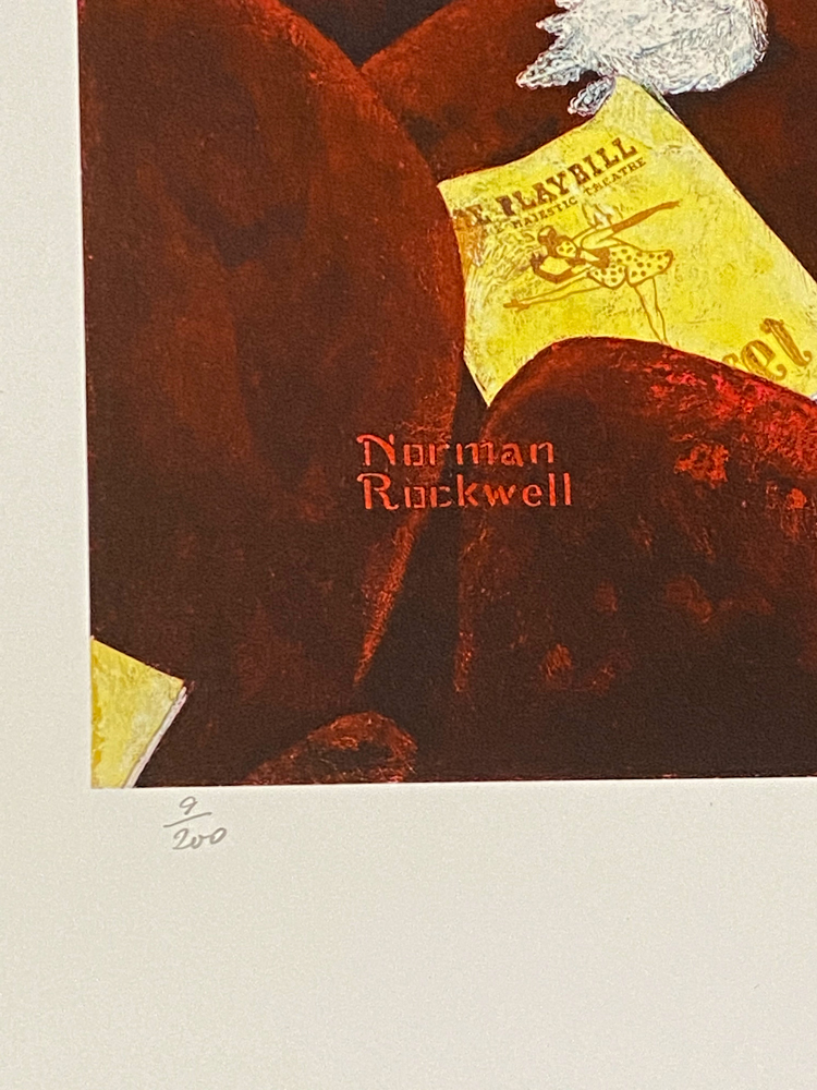 Norman Rockwell 1976 Charwomen Signed Limited Edition Lithograph 