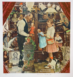 Norman-Rockwell-Signed-Limited-Edition-Lithograph-April-Fool-1975911
