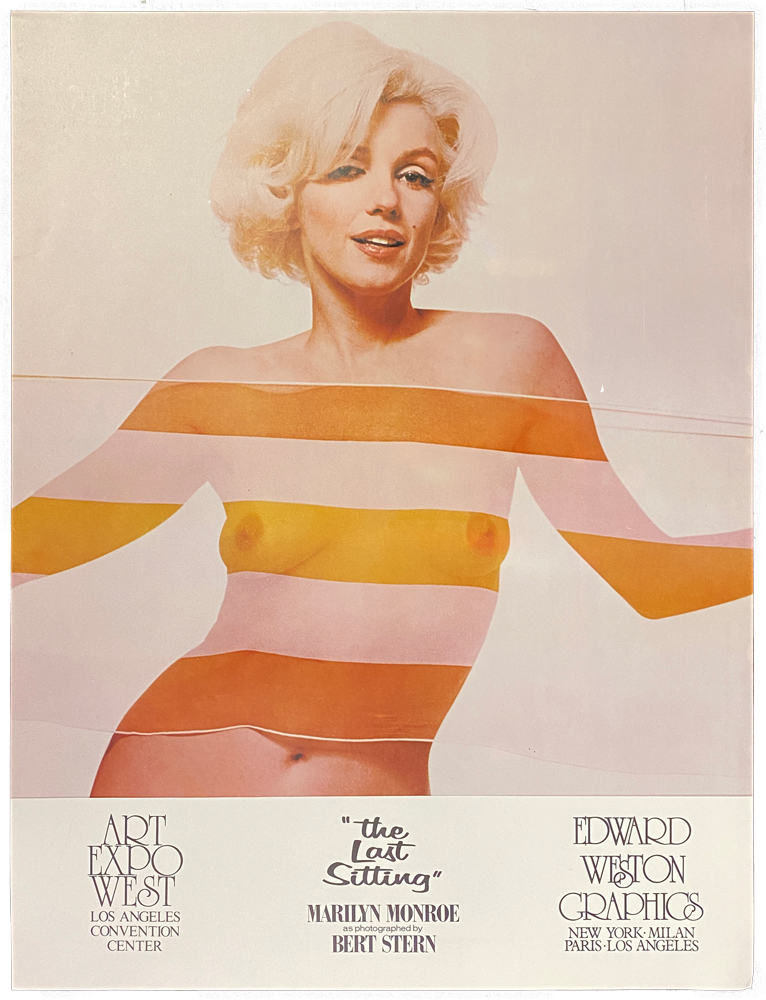 Marilyn Monroe The Last Sitting Rhythm Poster by Bert Stern Art Expo West -  Bright Colors