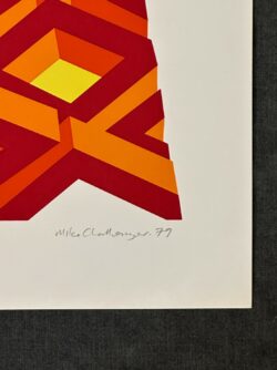 Michael Challenger Heaven Forbid 1979 Limited Edition Signed Silkscreen