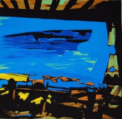 John-Hultberg-Sinking-Ship-1977-Original-Pencil-Signed-Art-Silkscreen-380757211574